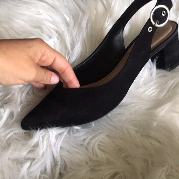 Arezzo pointy/sling shoes made in Brazil sz 37 EUR - Picture 2 of 3